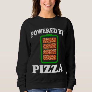 Aangedreven Door Pizza - Grappige Pizza Trui