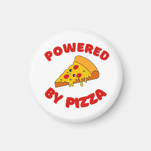 AANGEDREVEN DOOR PIZZA MAGNEET