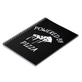 Aangedreven door Pizza Notitieboek (Linkerzijde)