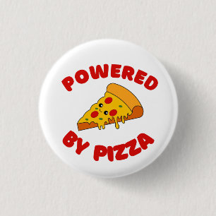 AANGEDREVEN DOOR PIZZA RONDE BUTTON 3,2 CM