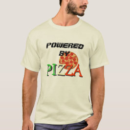Aangedreven door Pizza T-shirt