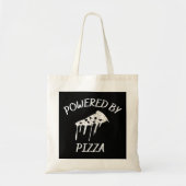 Aangedreven door Pizza Tote Bag (Voorkant)