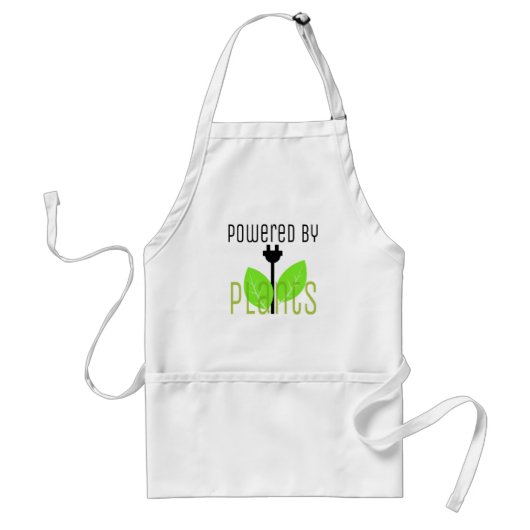 Aangedreven door Planten Apron Standaard Schort (Voorkant)
