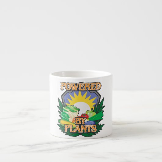 Aangedreven door Planten Espresso Kop (Voorkant)