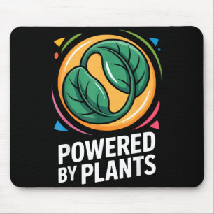 Aangedreven door planten groenteliefhebbers milieu muismat