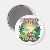 Aangedreven door Planten Magneet (Voorkant / Achterkant)