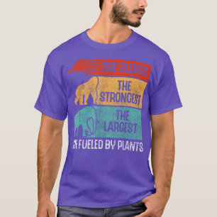 Aangedreven Door Planten Schildpad Gorilla Olifant T-shirt