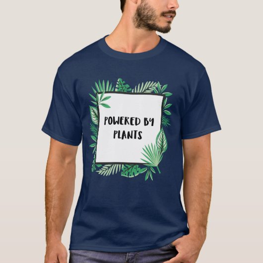 Aangedreven door Planten T-shirt (Voorkant)