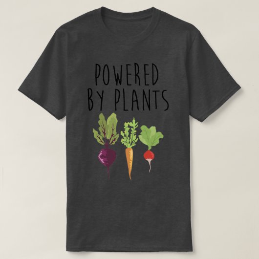 Aangedreven door Planten T-shirt (Design voorkant)
