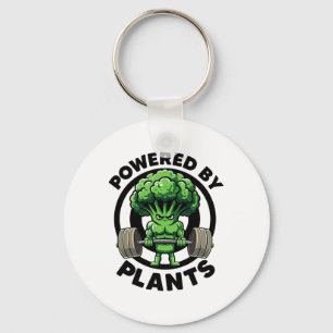 Aangedreven door Planten Vegan Atlete Vegan Gym Ve Sleutelhanger