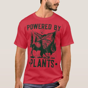 Aangedreven door Planten, Vegan Bodybuilding Bison T-shirt