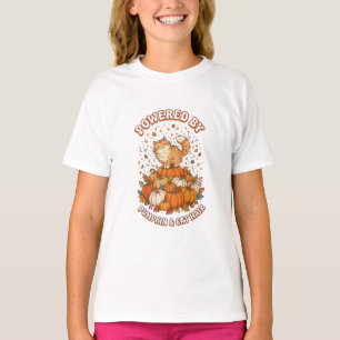 Aangedreven door Pompoen en Kattenhaar Grappige He T-shirt
