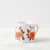 Aangedreven door pompoenen espresso kop (Voorkant rechts)