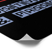 Aangedreven door positiviteit en passie poster (Hoek)