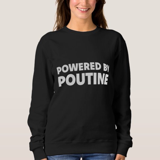 Aangedreven door Poutine  Nationaal gerecht van Ca Trui (Voorkant)