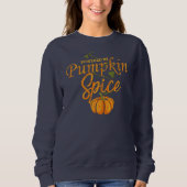 Aangedreven door Pumpkin Spice Funny Herfst Gag Trui (Voorkant)