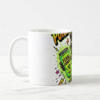 Aangedreven Door Pure Wilde Energie Grappige Wasbe Koffiemok