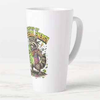 Aangedreven door Pure Wilde Energie Grappige Wasbe Latte Mok