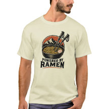 Aangedreven door Ramen hiker honger shirt