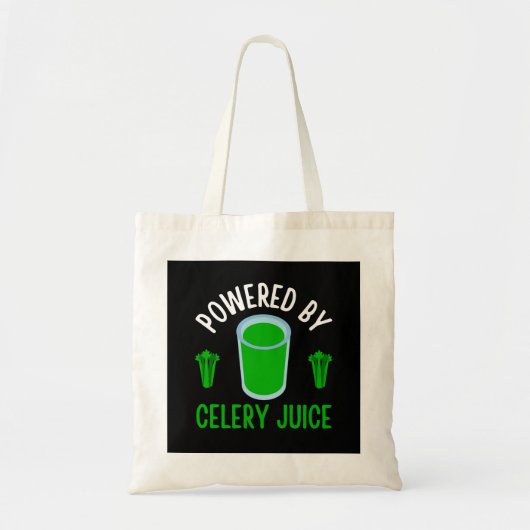 Aangedreven door selderij Juice Tote Bag (Voorkant)