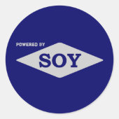 Aangedreven door Soy sticker (Voorkant)