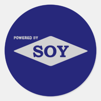 Aangedreven door Soy sticker