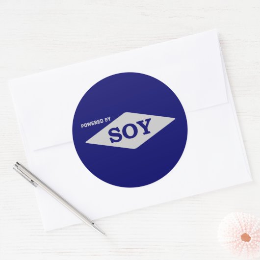 Aangedreven door Soy sticker (Envelop)