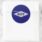 Aangedreven door Soy sticker (Tas)