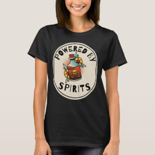 Aangedreven door Spirits Skull Bottle T-shirt