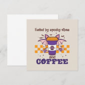 Aangedreven door spookachtige vibes en koffie - Ha (Voorkant / Achterkant)