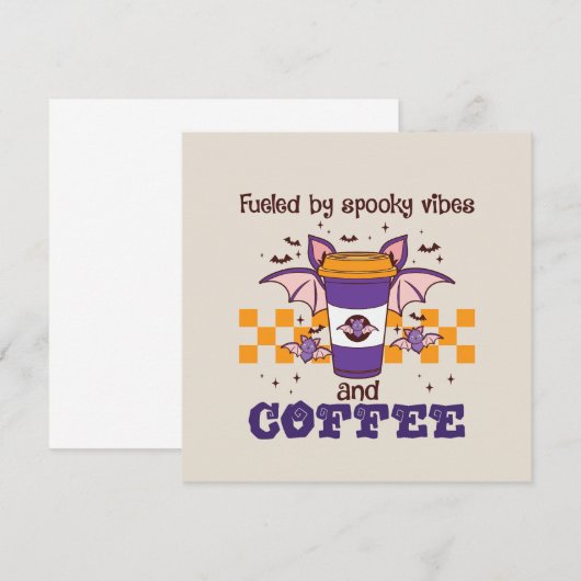 Aangedreven door spookachtige vibes en koffie - Ha (Voorkant / Achterkant)