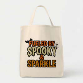 Aangedreven door Spooky & Sparkle Halloween Tote B Bag