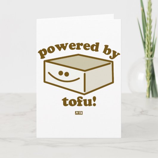 Aangedreven door Tofu Kaart (Voorkant)