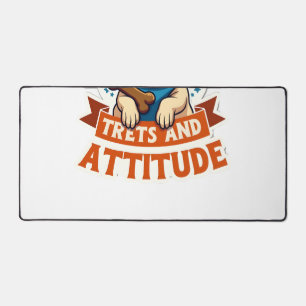 Aangedreven Door Treats En Attitude Franse Bulldog Bureaumat