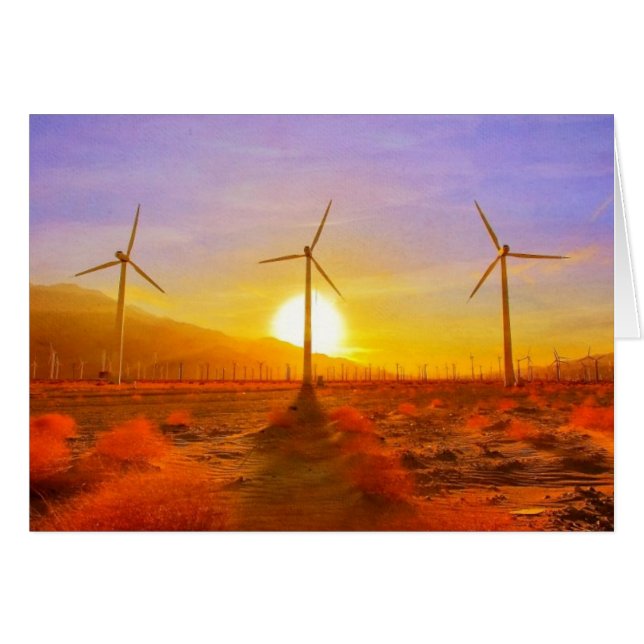 Aangedreven door wind (Voorkant Horizontaal)