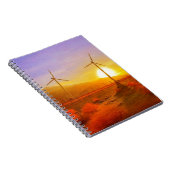 Aangedreven door wind notitieboek (Rechterzijde)