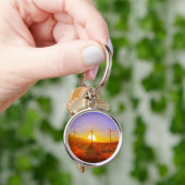 Aangedreven door wind sleutelhanger (Hand)