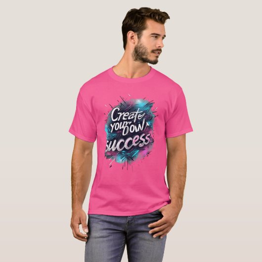 "Aangedreven door zelfvertrouwen" T-shirt (Voorkant volledig)