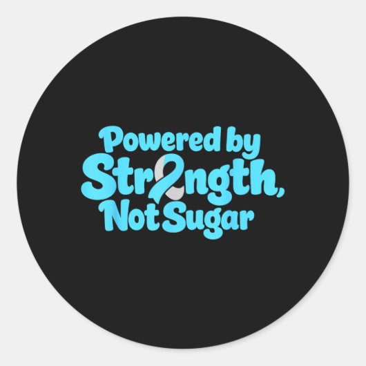 Aangedreven Grafisch Ronde Sticker (Voorkant)
