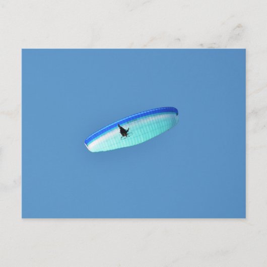 Aangedreven Paraglider Briefkaart (Voorkant)