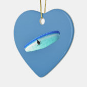 Aangedreven Paraglider Keramisch Ornament (Links)