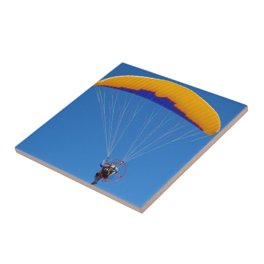 Aangedreven Paraglider Tegeltje (Zijkant)