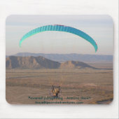 Aangedreven paragliding - woestijn van Arizona Muismat (Voorkant)