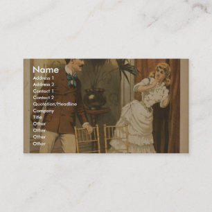 Aangehouden door de vijand visitekaartje