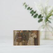 Aangehouden door de vijand visitekaartje (Staand voorkant)