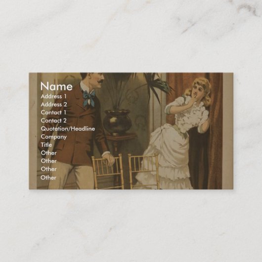 Aangehouden door de vijand visitekaartje (Voorkant)