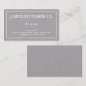 Aangehouden, gewoon openbaar Visitekaartje (Voorkant / Achterkant)