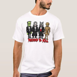 Aangekleed om Klassieke Filmmonsters Grafisch te D T-shirt