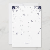 Aangekleed voor Winter Uitnodiging (Achterkant)