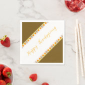 Aangeklonken met Oranje patroonluiers Servet (Insitu)